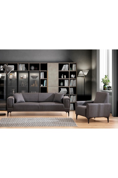 Vivense HORİZON KOLTUK TAKIMI, ANTRASİT