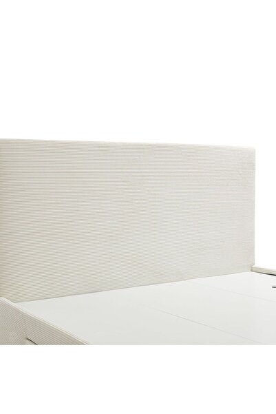 Danube Home Wesley 180x200 King Bed with 4 Drawers - Light Beige L218xW192xH121cm