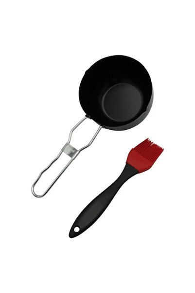 CLICK Set Vas pentru Condimentare, cu Pensula 11,5 X 6,6 Cm BBQ