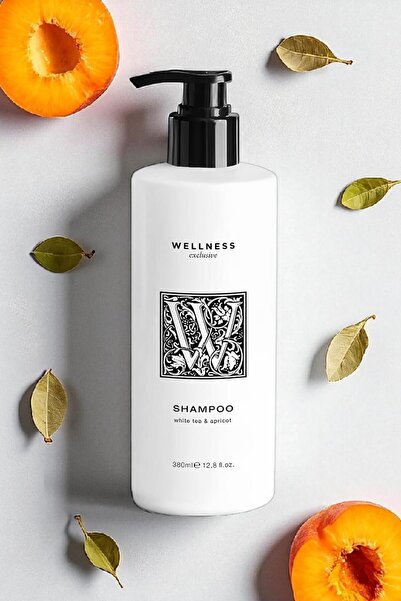 Wellness Exclusive White Tea & Apricot Shampoo 380 ml – Beyaz Çay ve Kayısı Özlü Bakım Şampuanı