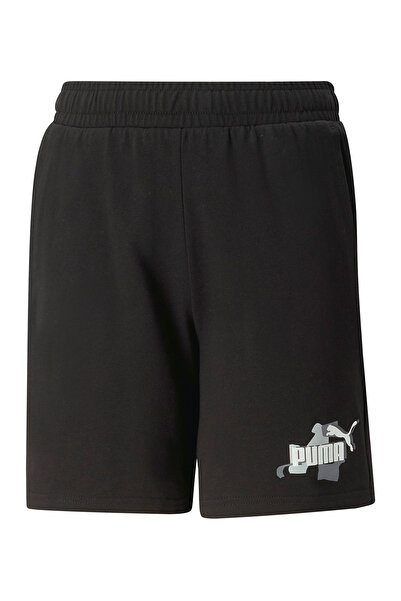 Puma شورت ESS Street Art - أسود