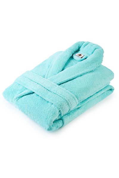 H Hotel Supplier Unisex bathrobe, 100% cotton, premium quality, Light gray – size L/XL