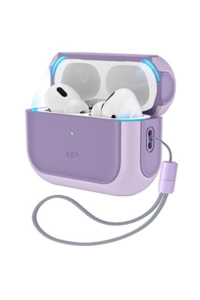 OEM Θήκη για Apple AirPods Pro 1/2, Orbit Hybrid HaloLock, X129, Λεβάντα
