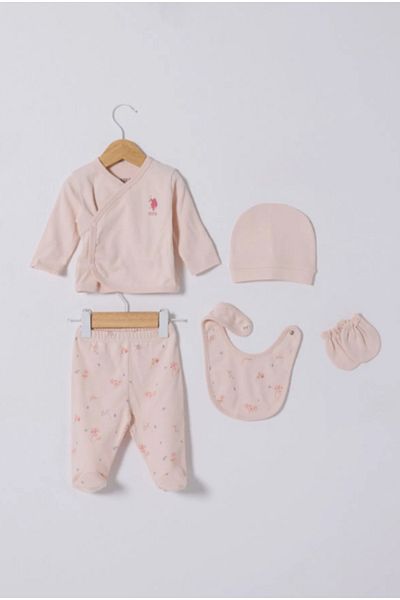 U.S. Polo Assn. U.S. Polo Assn. Baby Girl 5-Piece Zibin Set
