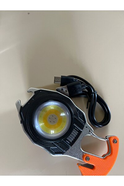 FEERRA Çok amaçlı fener Beyaz/Sarı/Kırmızı Işık,Elektrikli Çakmak,Tornavida,Mıknatıs,Islık,Güçlü Aydınlatma