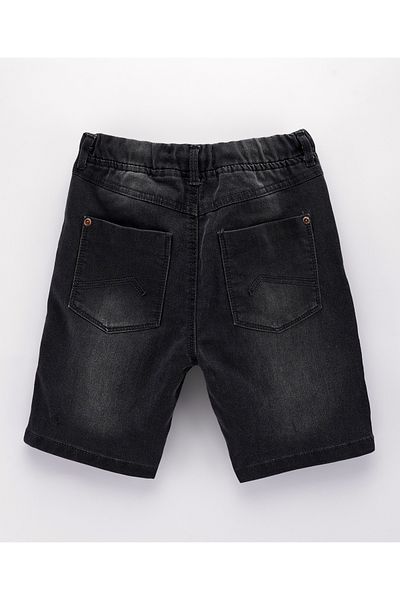 Minoti Basic Knitted Denim Short - Grey