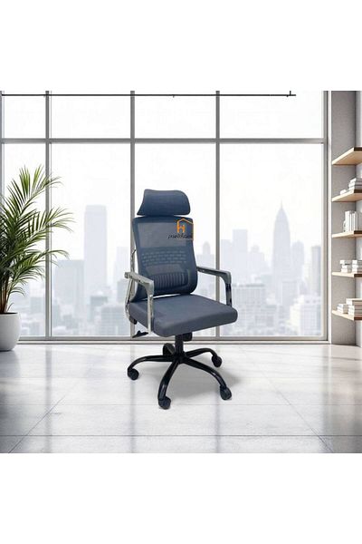 Al Saada Home Office Swivel Chair 126×68×58 - Gray
