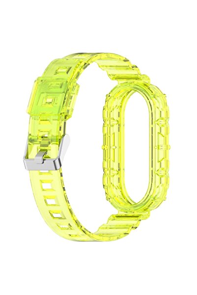 Techsuit Strap for Xiaomi Mi Band 8/8 NFC, Watchband, X43, Yellow