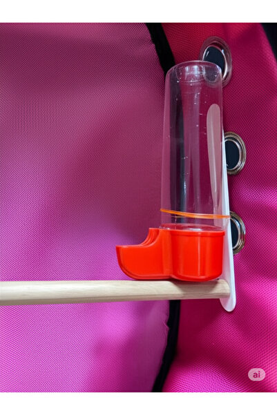 AlaPet Suluklu ve Yemlikli Büyük Boy Papağan Taşıma Çantası (Jakoya Uygundur) Dev Boy Tünekli Kuş Çantası