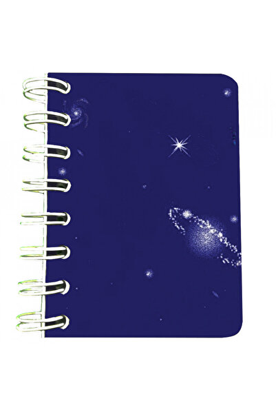 Editura Soapta stelelor Carnet cu spira Cosmos, 7 x 10 cm, 75 foi veline
