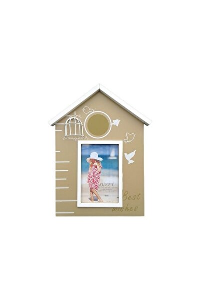 BV Photo Frame in the Shape of a House with a Birdcage 24x31 cm