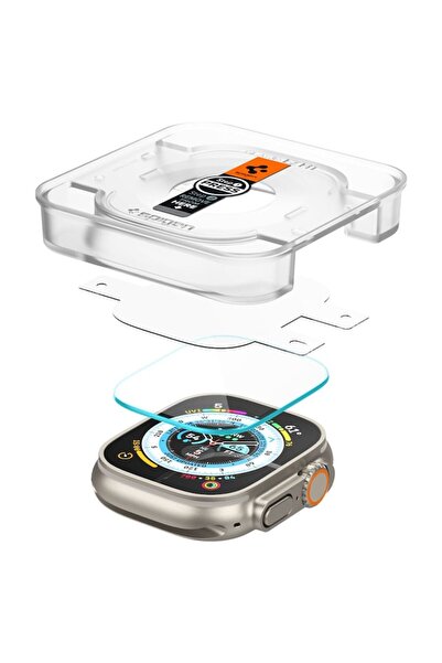 Spigen Folie pentru Apple Watch Ultra/Ultra 2 set 2, Glas.TR EZ FIT, X898, Clear