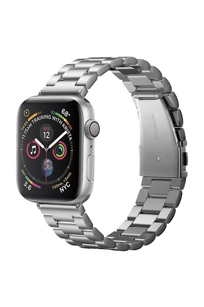 Spigen Curea pentru Apple Watch 1 până la 9, SE, SE 2, Ultra, Ultra 2, 42/44/45/49mm, Modern Fit, X1514, Argintie