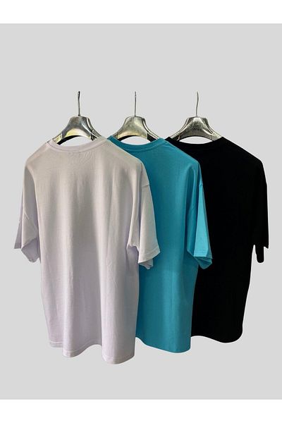 Afri Women'S/Men's Unisex Oversize 3-Piece T-Shirt