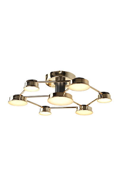 Begüsa Arelon Ledli 7 .Li Avize Gold Kaplama