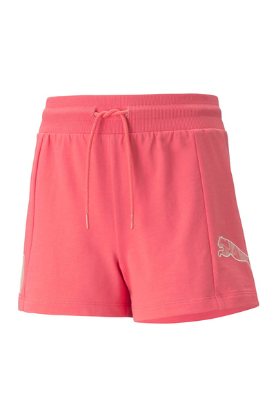 Puma Power Summer High Waist Shorts - Pink
