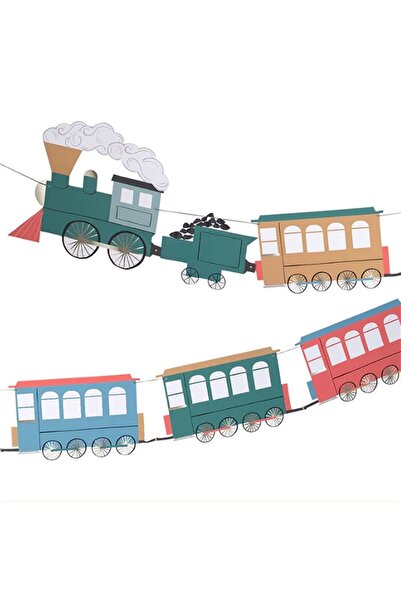 Meri Meri - إكليل القطار - زخرفة معلقة للقطار