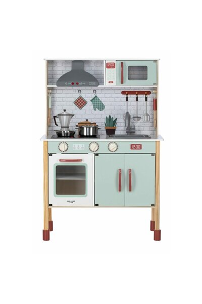 Free2Play Bucatarie copii lemn, Free2Play, Mini Chef, Cu efecte de sunet si l...