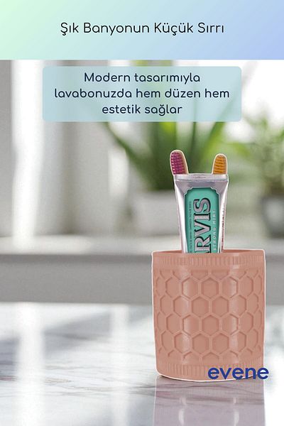Evene Θήκη οδοντόβουρτσας Βάση οδοντόβουρτσας Βάση οδοντόβουρτσας Salmon Color Model 81