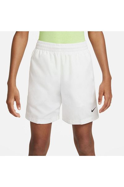 Nike Cotton Blend Logo Graphic Dri-FIT Shorts - White