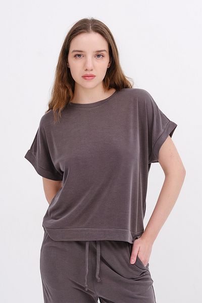 Addax Crew Neck Bottom-Top Double Suit Tkm13985