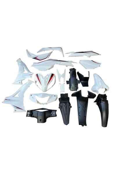 Genel Markalar Kuba Cub Ege Kaporta Seti Beyaz 19 Parça