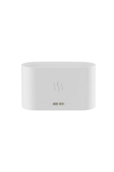 CLICK Essential Oil Diffuser with Flame Aroma, Aromatherapy, Air Humidifier, 180 ml Reservoir, Simul