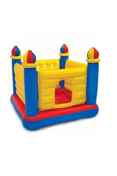 Intex 175 x 175 x 135 cm Inflatable Castle Bouncer – Royal Jump Edition