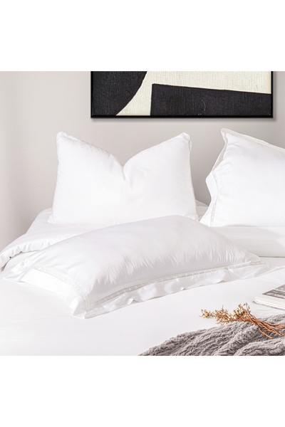 Boutique Blanche 3Pcs cotton duvet cover 230*220cm - with embelishment