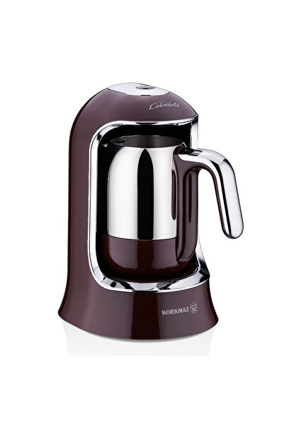 KORKMAZ Kahvekolik Otomatik Kahve Makinesi Robusta Krom A860-18