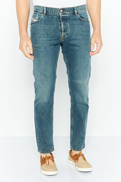 Diesel Men Slim Fit Wash Stretchable Denim Jeans, Blue