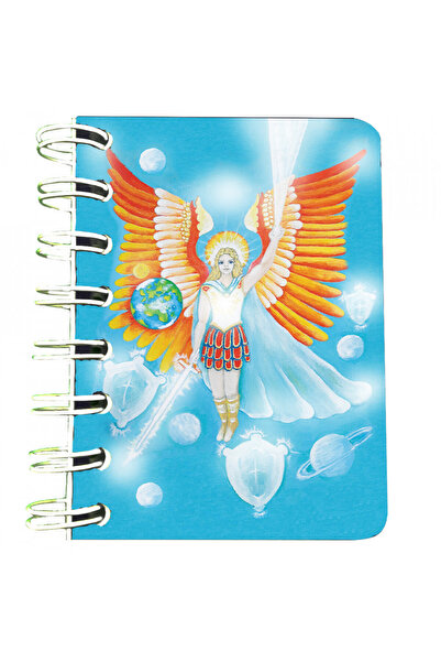Editura Soapta stelelor Carnet cu spira Arhanghelul Mihail, 7 x 10 cm, 75 foi...