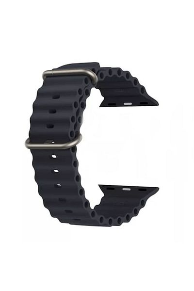 OEM Curea de ceas pentru Apple Watch 1/2/3/4/5/6/7/8/9/SE/SE 2 38/40/41mm, X987, Negru