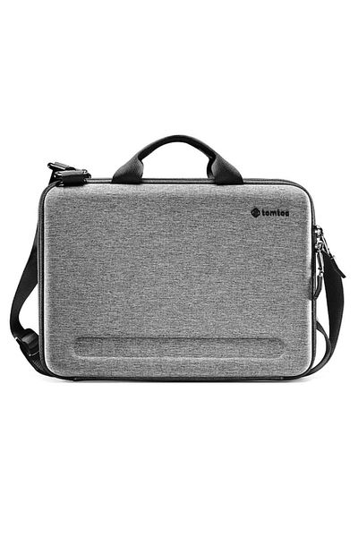 Tomtoc Geantă de umăr pentru laptop, pentru MacBook Pro 16 și iPad Pro 12.9, FancyCase, X445, gri