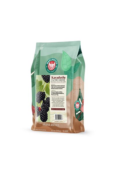 Mare Mosso Caffe ê Vendite Blackberry Flavored Filter Coffee 250 Gr.