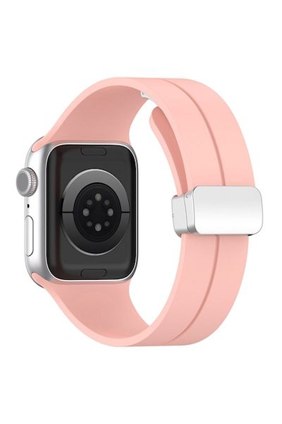 Techsuit Curea pentru Apple Watch 1/2/3/4/5/6/7/8/9/SE/SE 2 38/40/41mm, Curea de ceas, X555, Roz