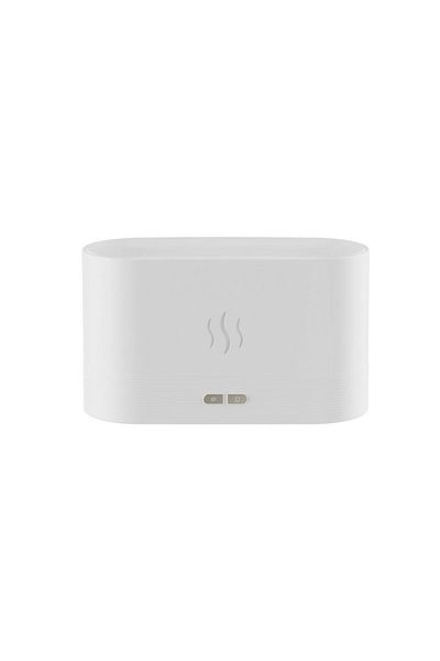 CLICK Essential Oil Diffuser with Flame Aroma, Aromatherapy, Air Humidifier, 180 ml Reservoir, Simul