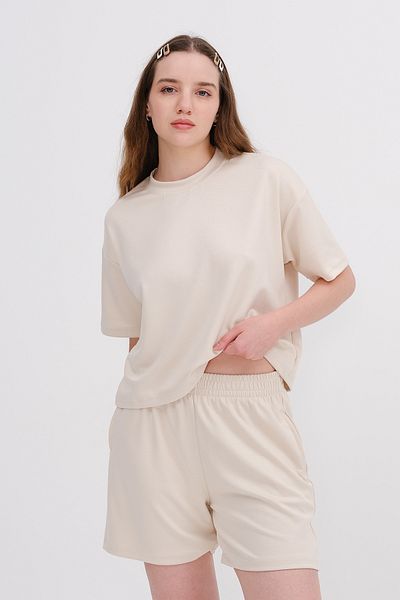 Addax Modal Suit with Bottom-Top Shorts Tkm3345