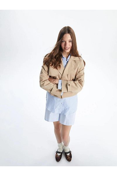 LC Waikiki XSIDE Trench pentru femei cu guler de haină (W5)