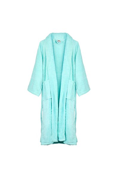 H Hotel Supplier Unisex bathrobe, 100% cotton, premium quality, Light gray – size L/XL