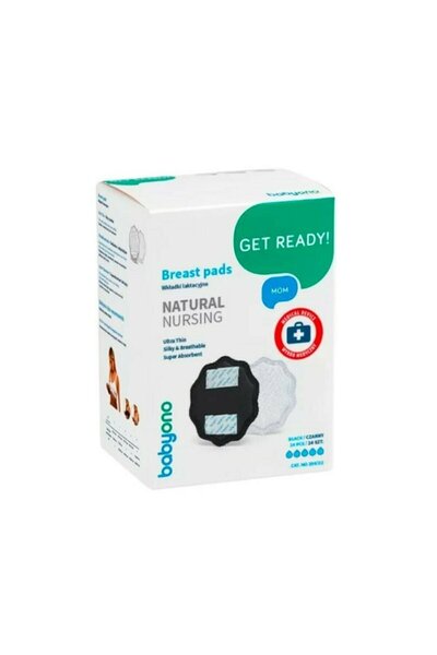 Babyono Tampoane san, BabyOno, nursing 24 bucati/ cutie, Anatomice, Strat ext...