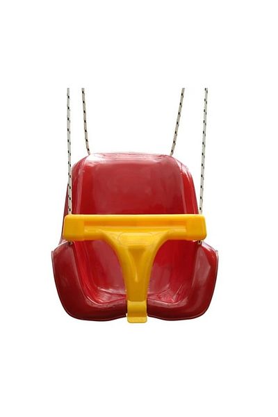 divendi-ro Suspendable swing with rope, 9-36 months, red