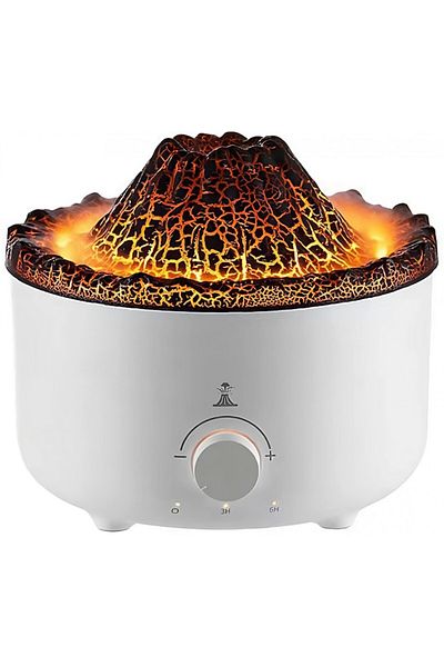 CLICK Umidificator Vulcano, cu Aromaterapie, cu Telecomanda, 560 ml, V21B, Alb