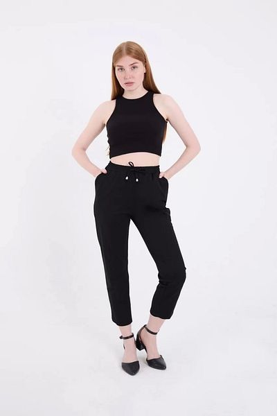 MODA Women's Full Mold Basic Tracksuit Trousers - Black
