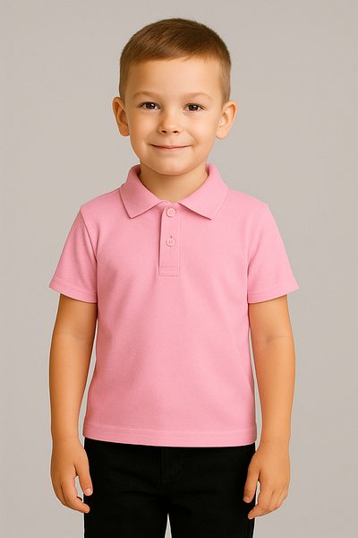 Trendy Mall Polo Collar Plain School Lakos (Forma)