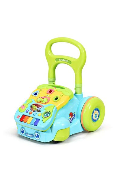 divendi-ro Antemergator with 2 in 1 activities, with sounds and lights, 37x40x42 cm, Pink