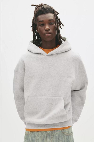 Pull & Bear STWD embroidered hoodie