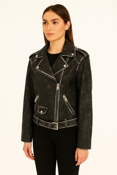 Guess Deri Ceket Mont W5YL04WHDI0