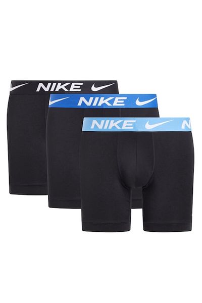 Nike Set de boxeri Dri-Fit - 3 perechi, Negru, Albastru, XL