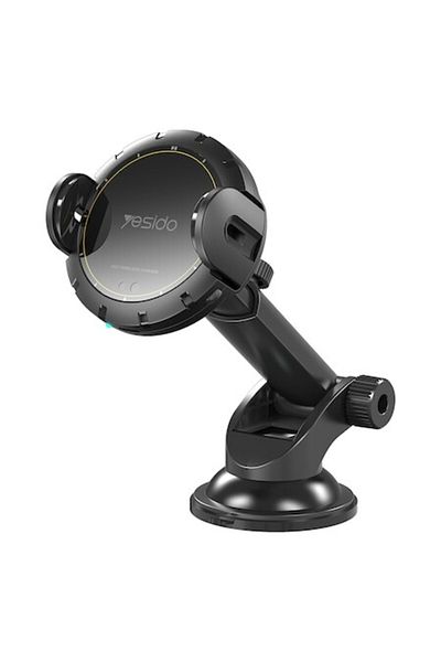 OEM Suport auto universal cu încărcare wireless 15W, X2072, negru